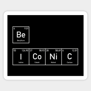 Elementary message: Be iconic Sticker